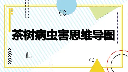茶树病虫害思维导图