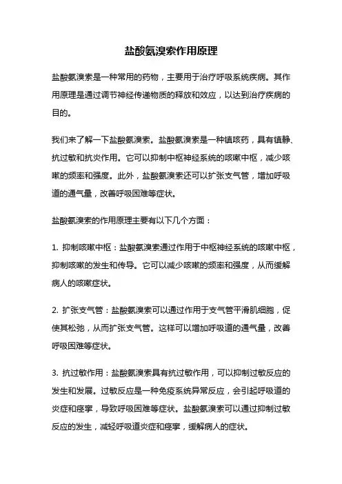 盐酸氨溴索作用原理