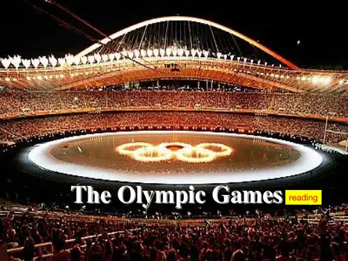 人教版英语高中教材必修二Unit_2_The_Olympic_Games-Reading课件