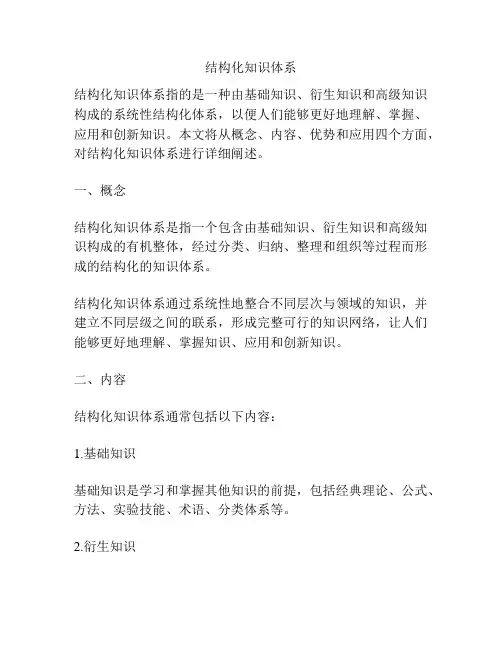 结构化知识体系