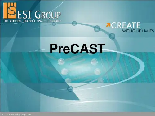 proCAST操作步骤