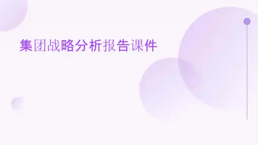 集团战略分析报告课件