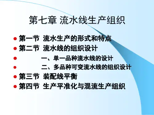 流水线生产组织运作培训课程