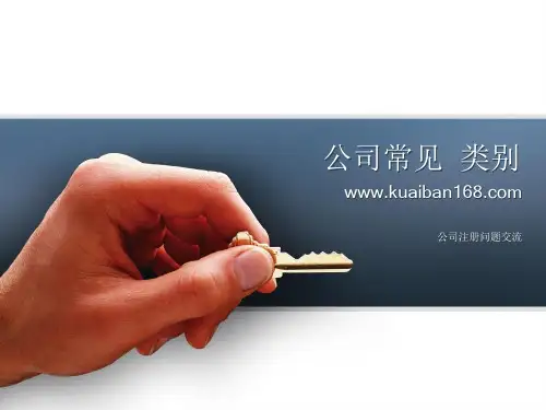 公司类型有哪些