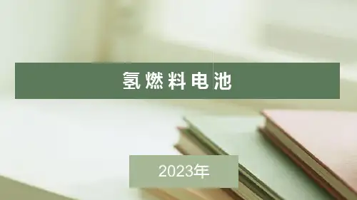 氢能与燃料电池产业概论 第四章 氢燃料电池