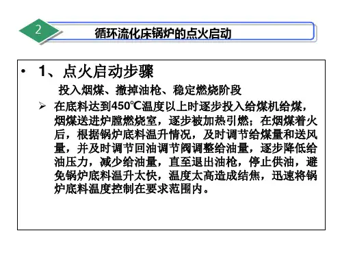 CFB锅炉节能调整解析课件