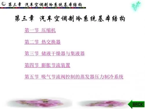 第三章 汽车空调制冷系统基本结构