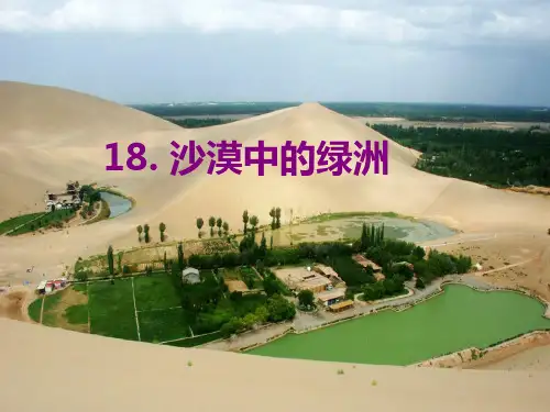 18沙漠中的绿洲PPT第一课时课件