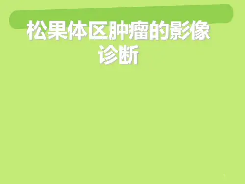 松果体区肿瘤的影像诊断 ppt课件