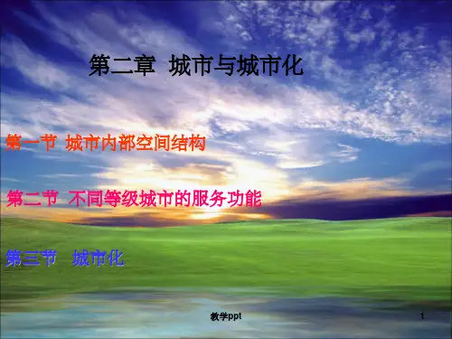 人教高中必修二地理第二章城市与城市化复习