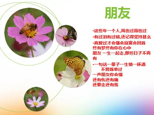 第三课 同侪携手共进  同学  朋友课件