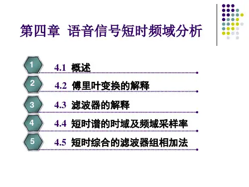 第4章 短时频域分析