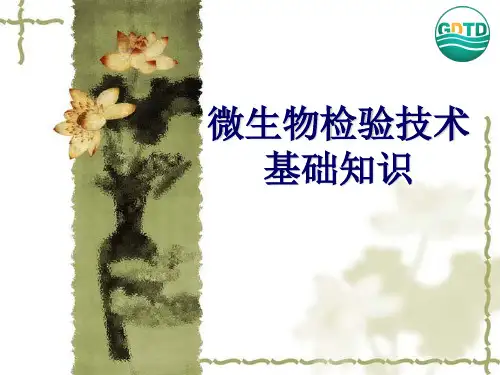 微生物检验技术基础知识
