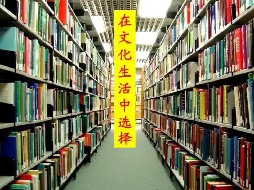 在文化生活中选择