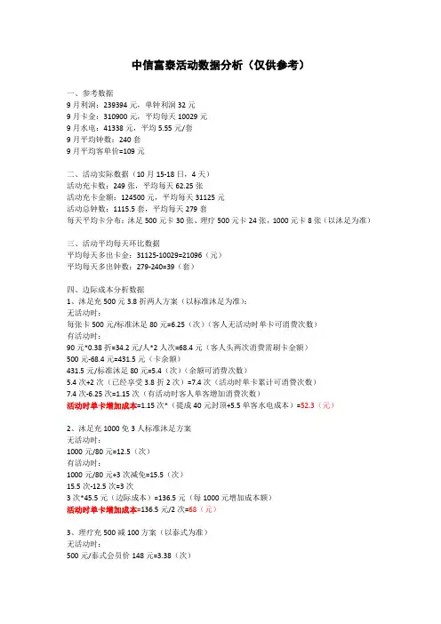 足道活动数据分析