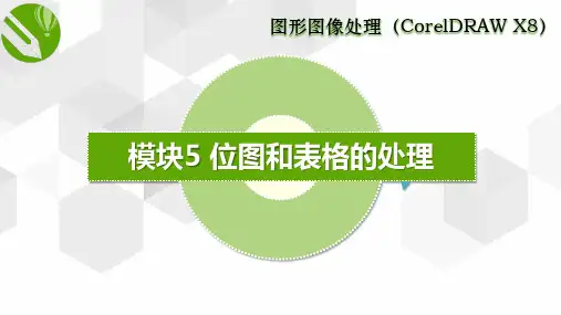 《CorelDRAW X8案例教程》模块5 位图和表格的处理