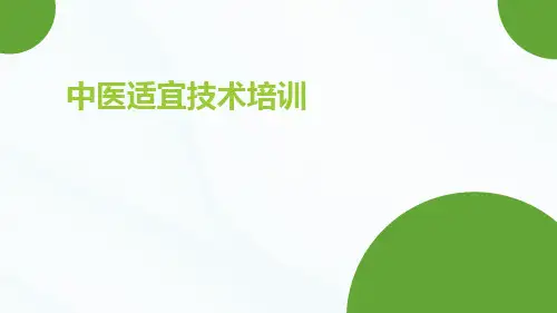 中医适宜技术培训