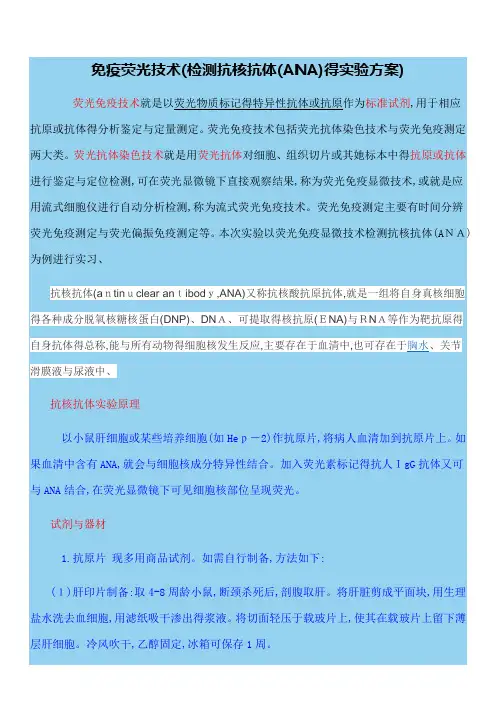 免疫荧光检测