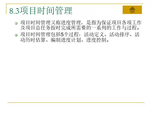 项目时间管理