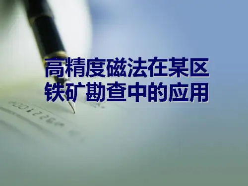 高精度磁法资料