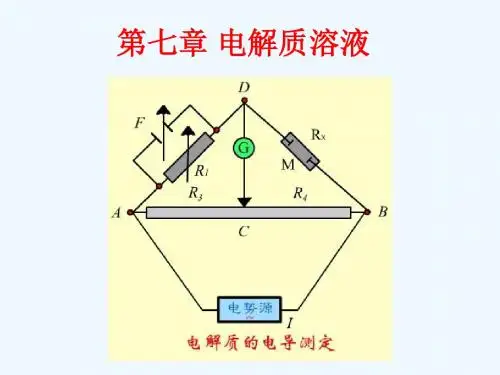 电解质溶液理论