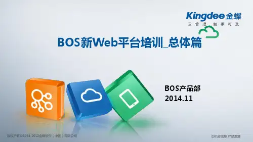 金蝶EASV8.0_BOSWeb平台培训_总体篇03