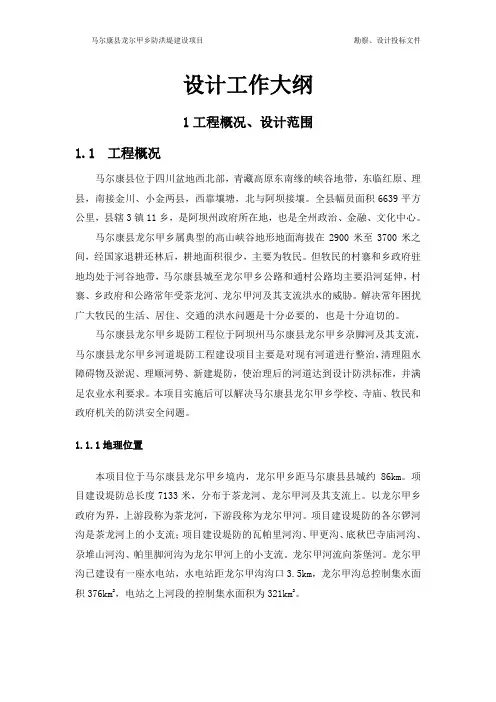 设计工作大纲