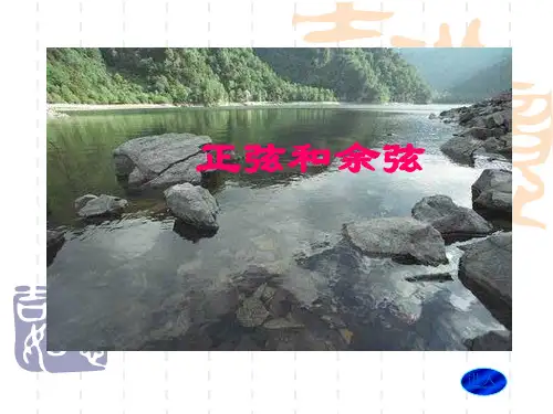 湘教版九年级上册数学课件： 第4章解直角三角形 4.1正弦和余弦1