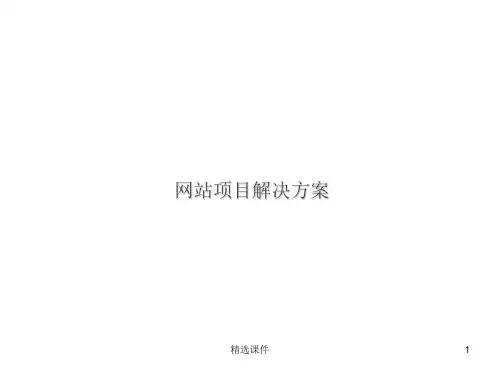 《网站建设方案》PPT课件