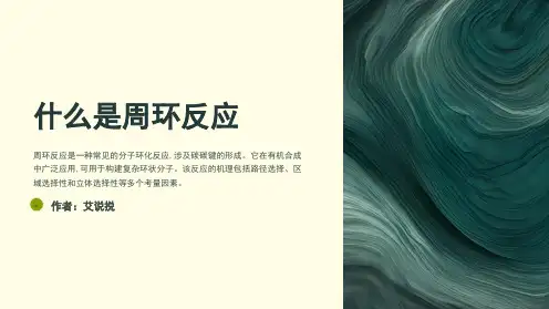 常见的周环反应(简)