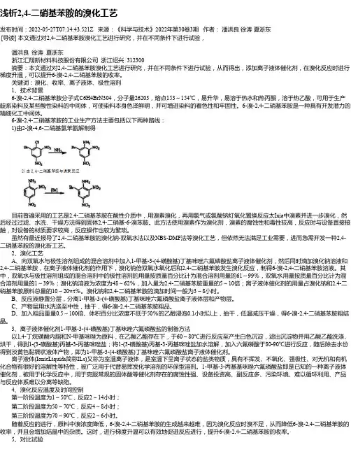 浅析2,4-二硝基苯胺的溴化工艺