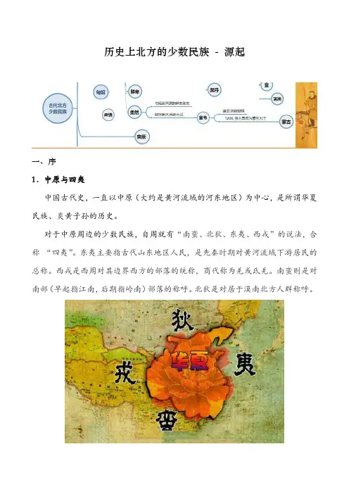 读书-历史上北方的少数民族之源起
