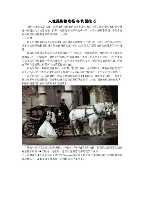人像摄影摆姿指南