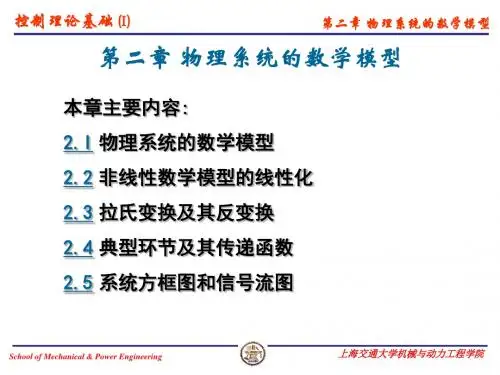 控制工程第02章数学模型