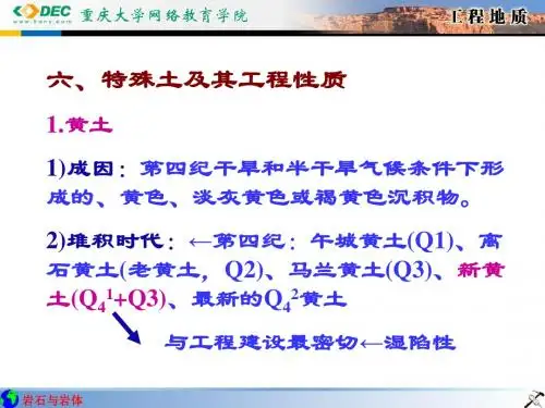 特殊土及其工程性质