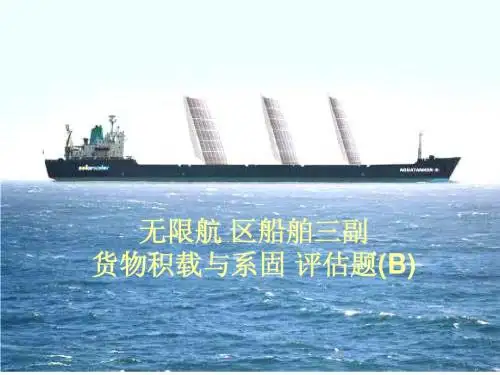 无限航区船舶三副货运评估题B海大