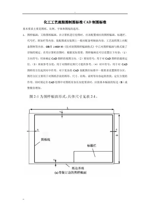 化工工艺流程图制图标准