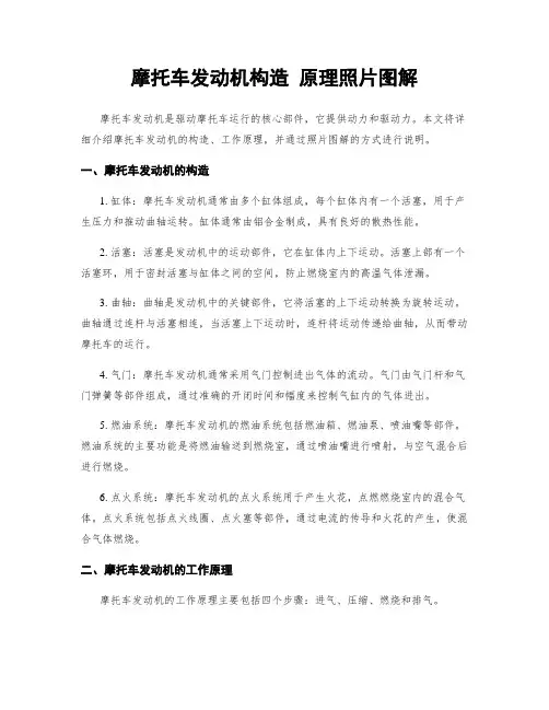 摩托车发动机构造 原理照片图解