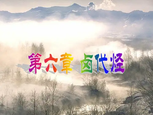 有机化学 第06章 卤代烃