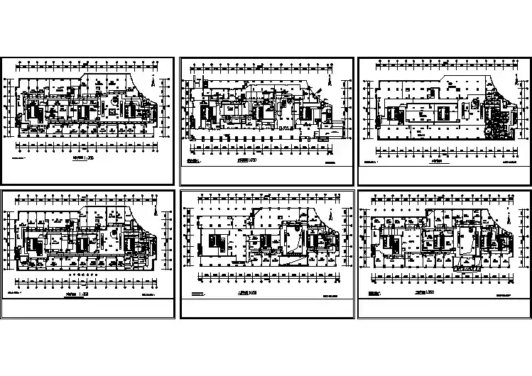 灯饰城建筑电气设计施工图(共6张)