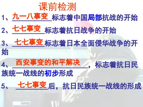 16 血肉筑长城精品PPT课件