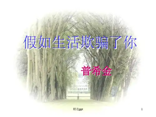 人教版七下第19课《外国诗两首》ppt课件