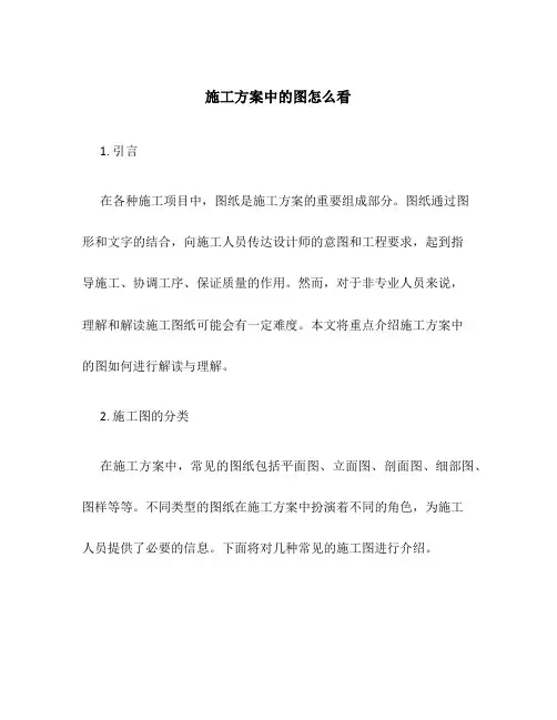 施工方案中的图怎么看