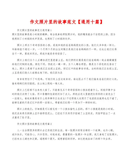 作文照片里的故事范文【通用十篇】