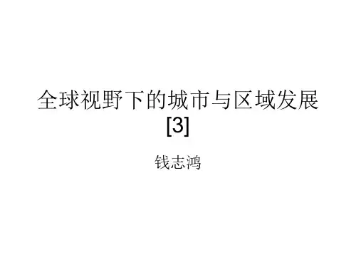 3全球化概念,全球化维度,全球化与国家、区域、城市、跨国公司