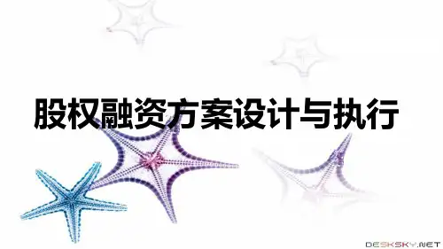 股权融资方案设计与执行ppt课件