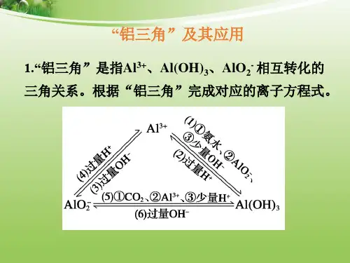 铝三角及图像关系 完整版课件PPT