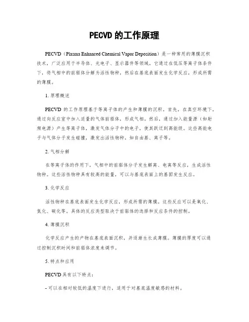 PECVD的工作原理