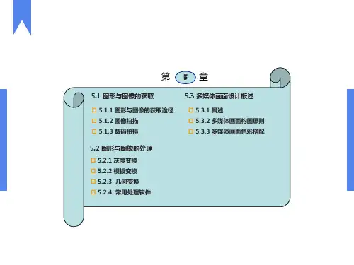 多媒体课件：图形图像处理