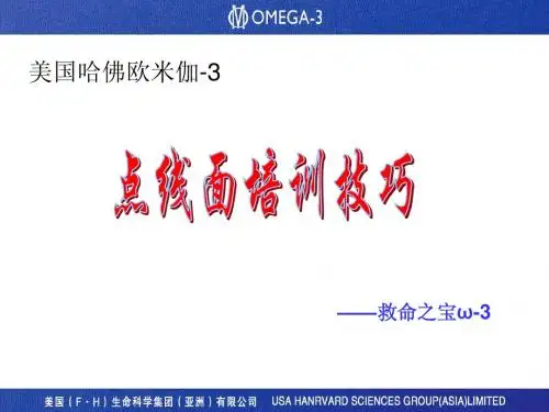 09-omega-3 点线面培训技巧()
